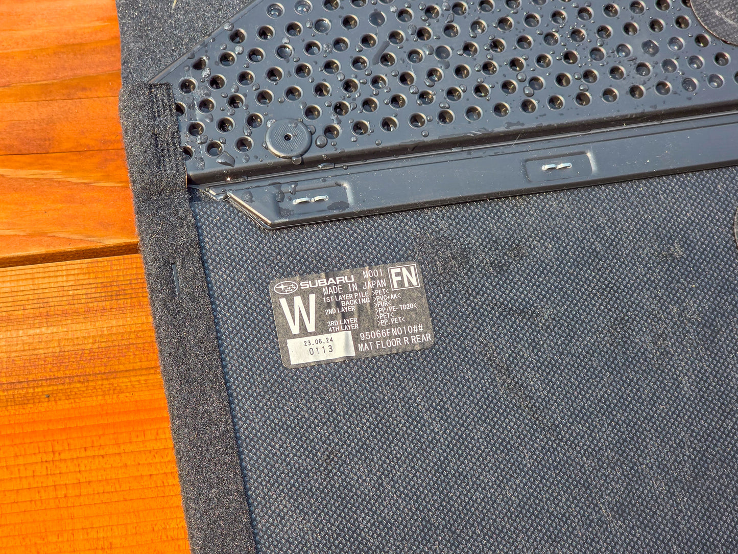 2024-2025 Subaru Crosstrek Rear Floor Cargo Cover Panel Lid 95066FN010 OEM