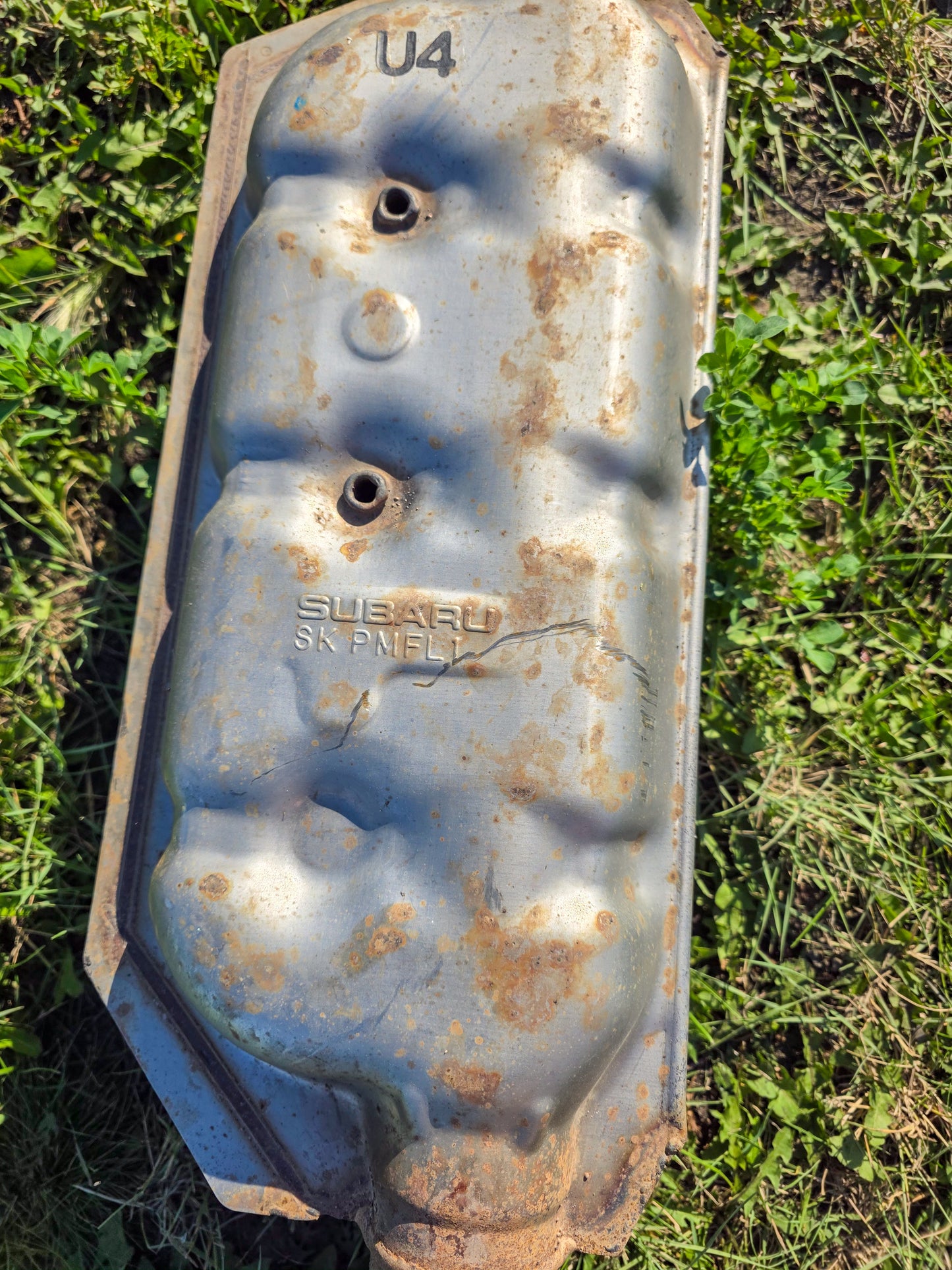 2018-2024 Subaru Crosstrek Gas Engine Rear Exhaust Muffler And Exhaust Center Muffler Resonator 44300FL001, 44200FL120