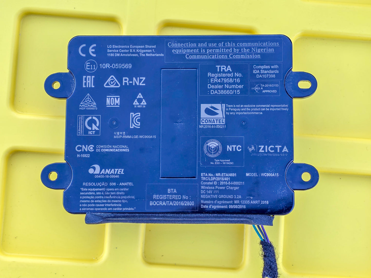 2020 GMC Terrain Wireless Charging System Module Assembly 13529205