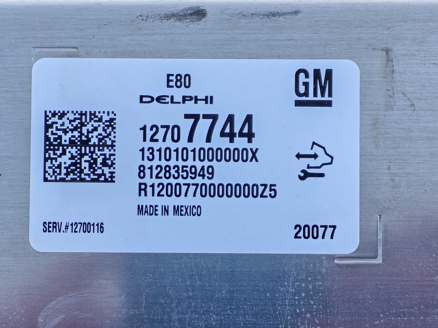 2018-2020 GMC Terrain Engine Control Module OEM 12707744