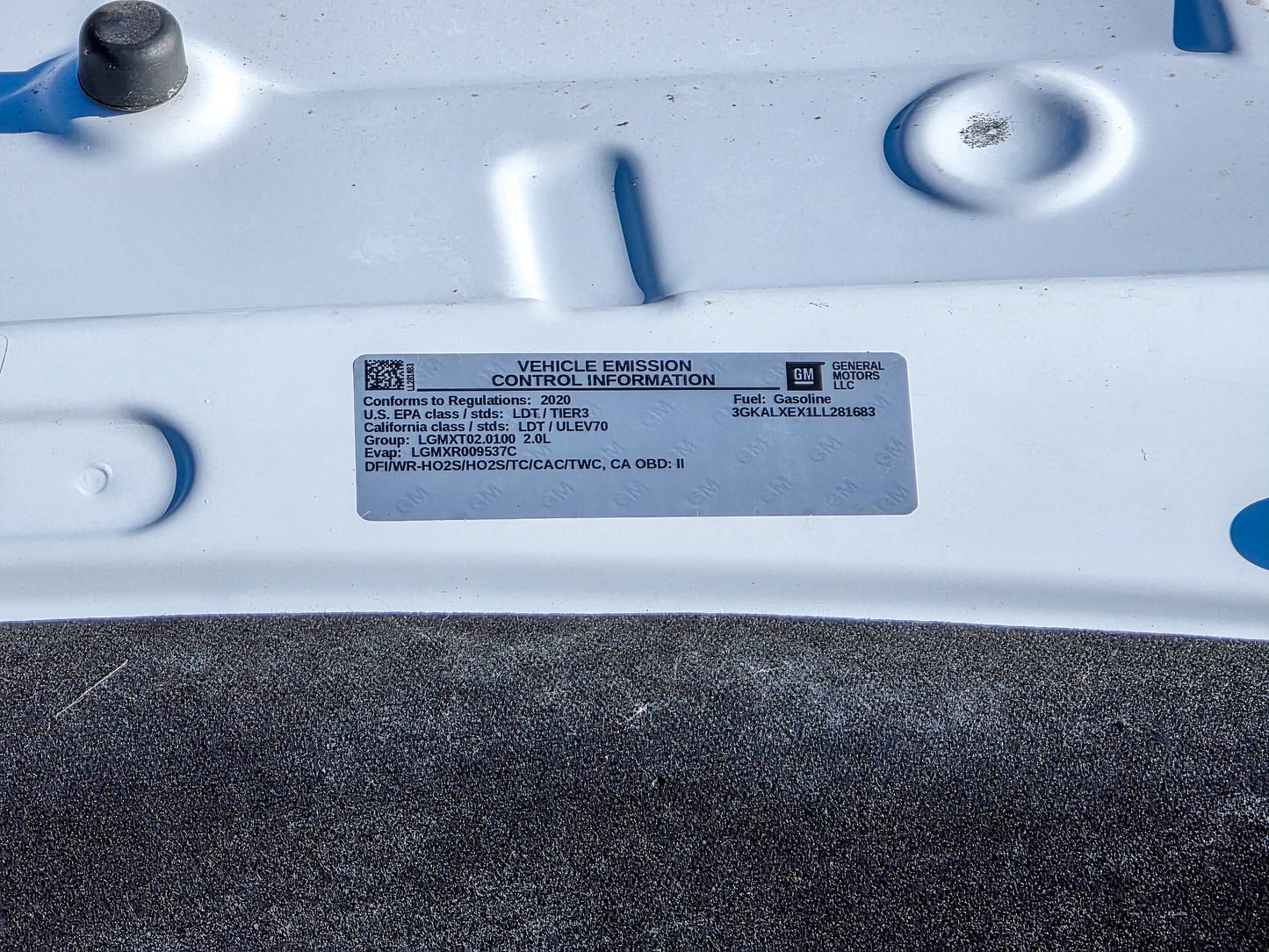 2018-2021 GMC Terrain Hood Denali 84347397, 23233249, 23463012