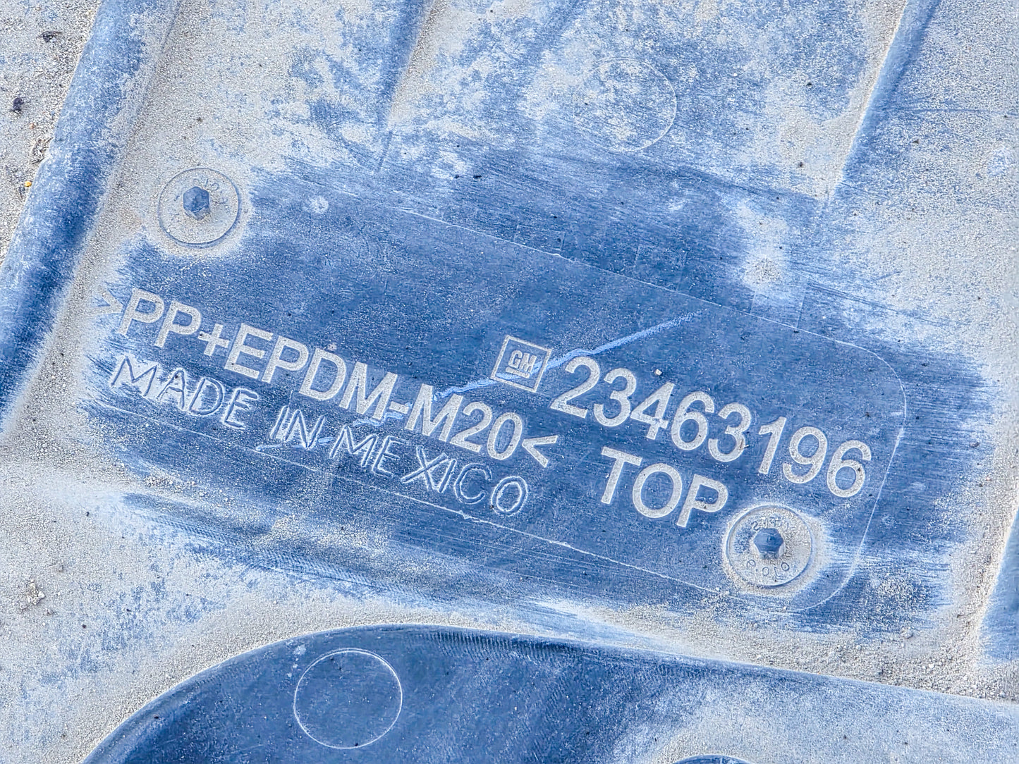 2018-2020 GMC Terrain Splash Shields-Underbody Shield 23463196