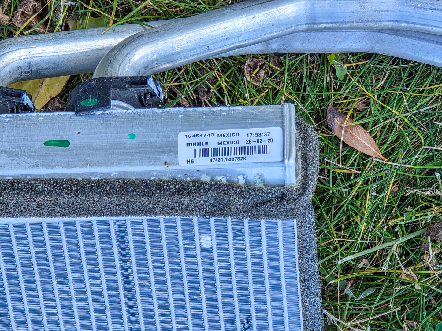 2018-2023 GMC Terrain A/C Heater Core Radiator Element w Tube OEM 16464743