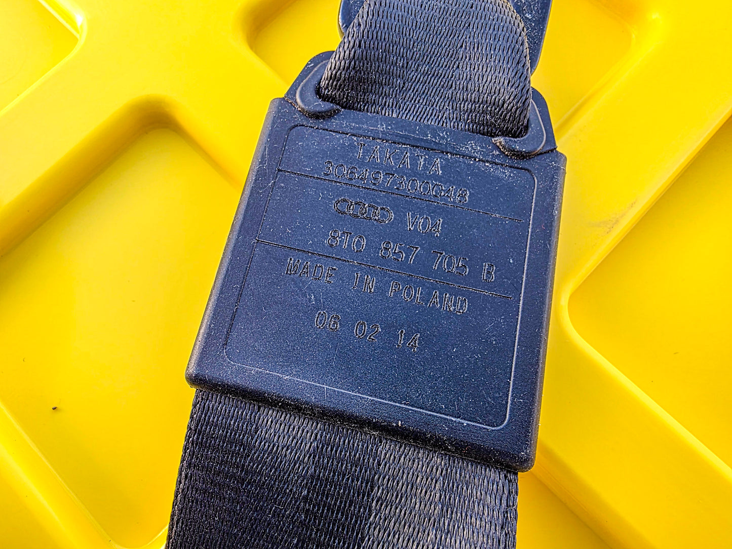 2008-2017 Audi A5 Coupe Left Front Driver Side Seat Belt Retractor 8T1 857 705 B