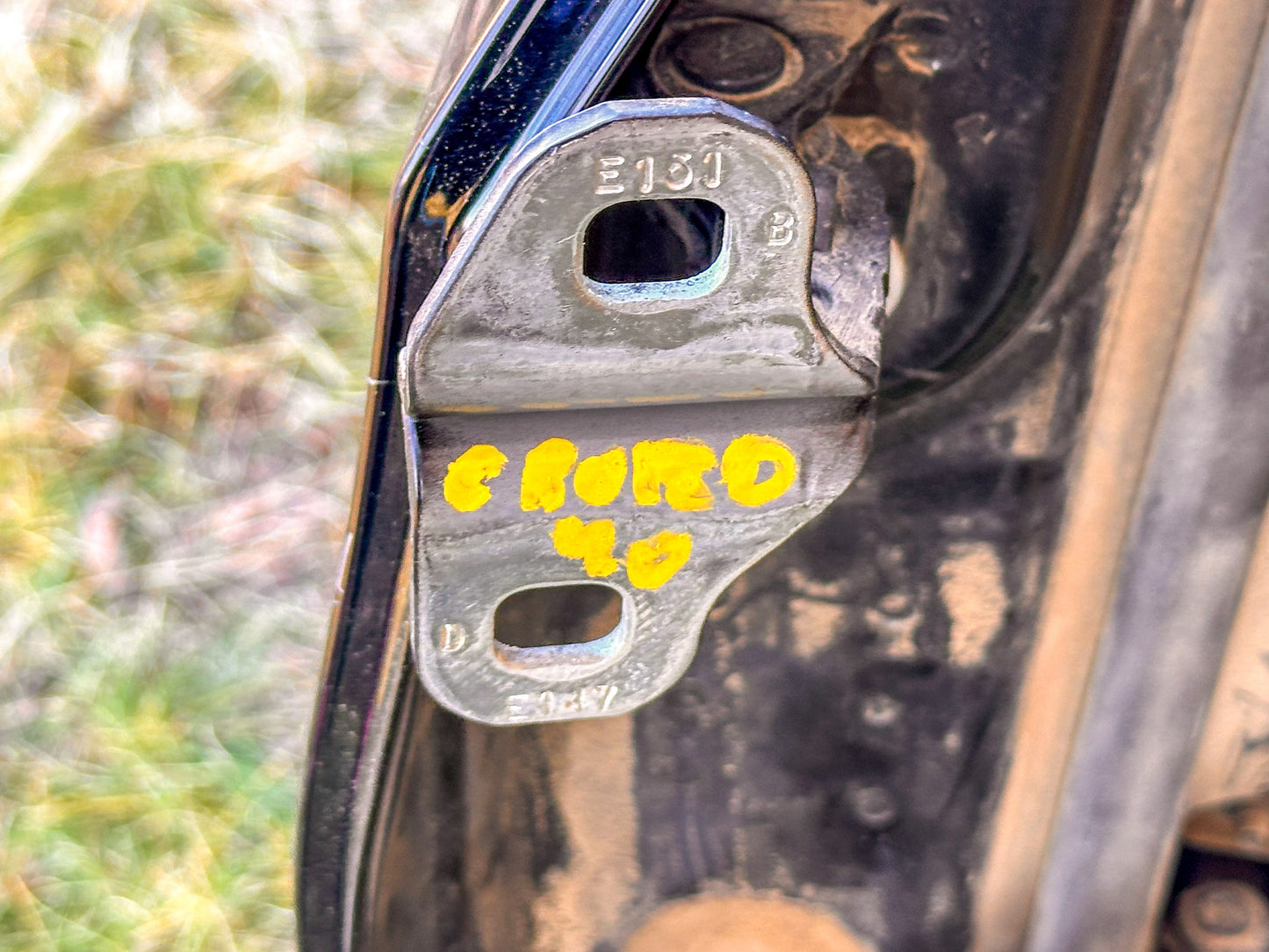 2016-2019 Chevrolet Cruze Right Back Passenger Side Door 84052335, 84012631