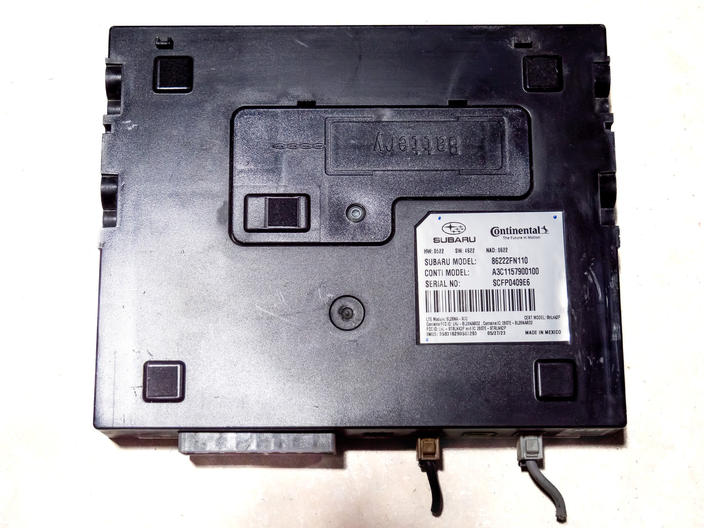 2024-2025 Subaru Crosstrek Communication Telematic Control Module Unit 86222fn110 Oem