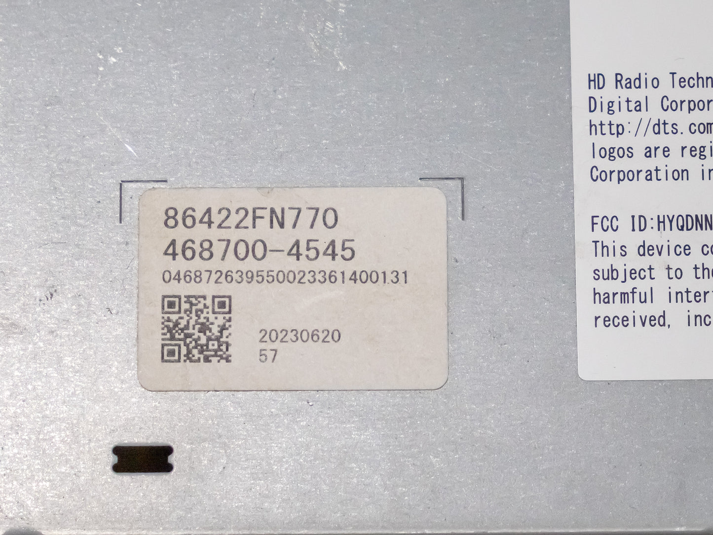 2024-2025 Subaru Crosstrek Radio Media Receiver 86422fn770 Oem