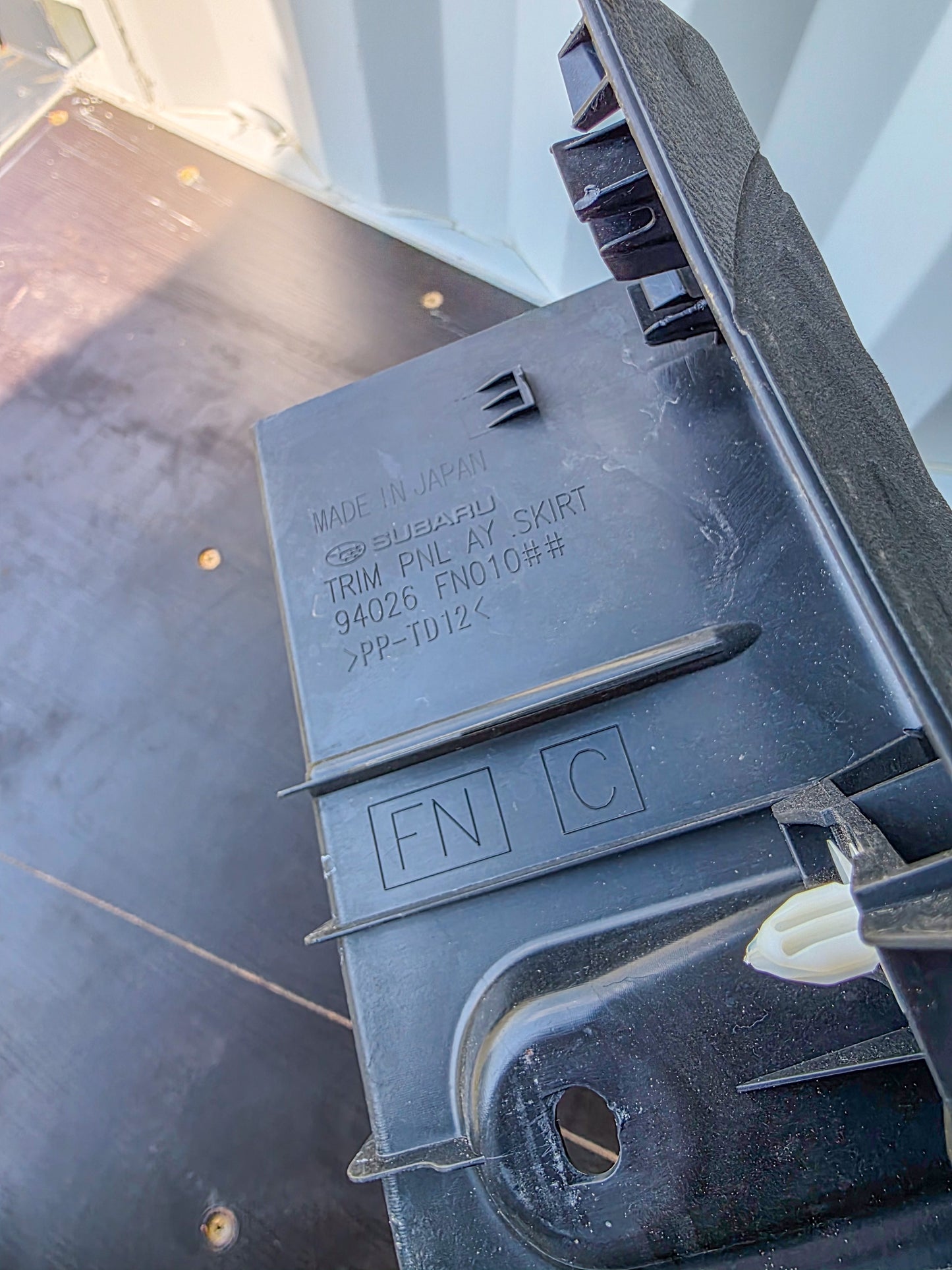2024-2025 Subaru Crosstrek Liftgate Trim Scuff Plate Trim Panel 94026FN010