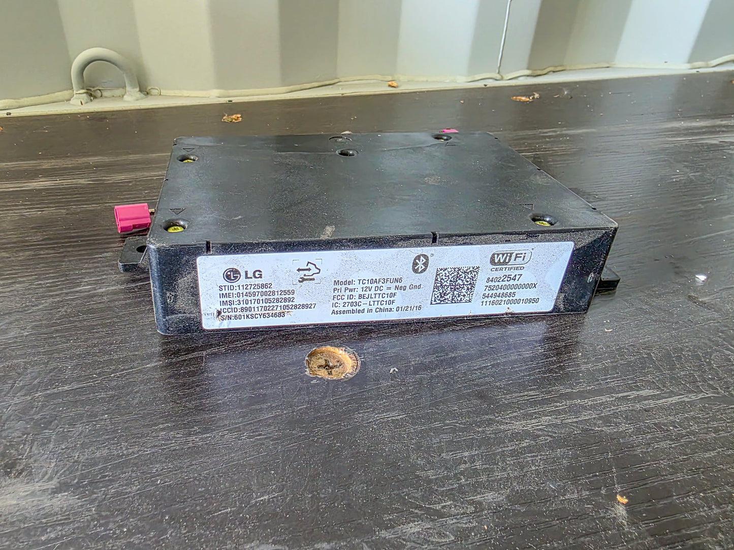 2016 Gmc Terrain Communication OnStar Bluetooth Module, Denali 84022547