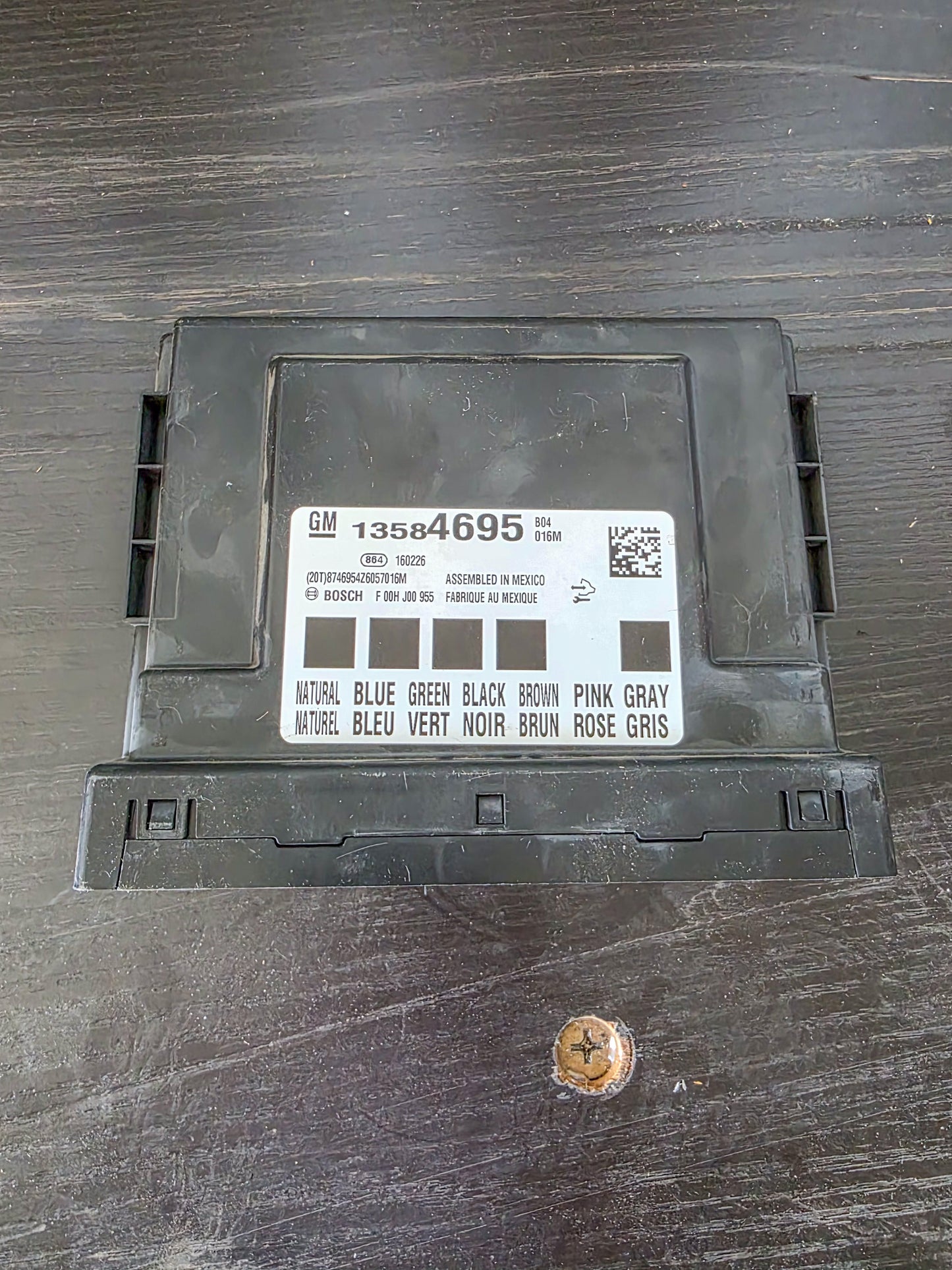 2013-2017 Gmc Terrain  Body Control Module, Black, Denali 13584695