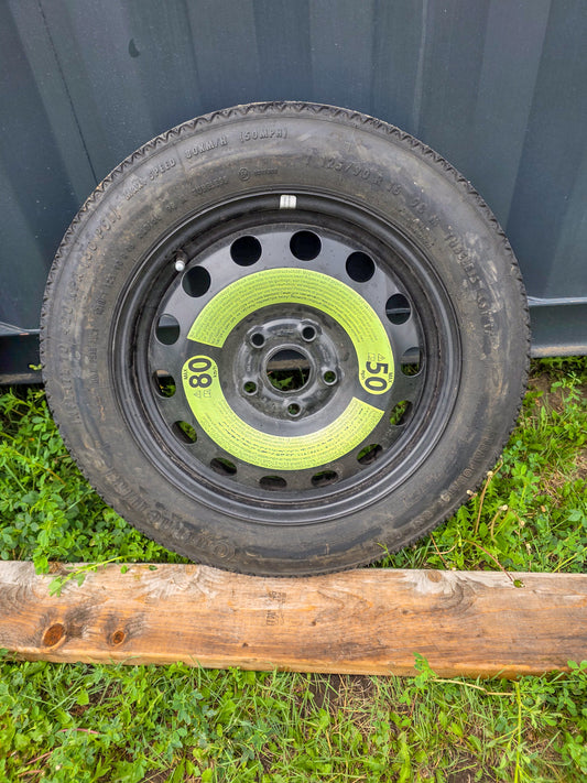 2019 VW Jetta Steel Spare Rim 125 90 R16 16x3-1/2 (spare)