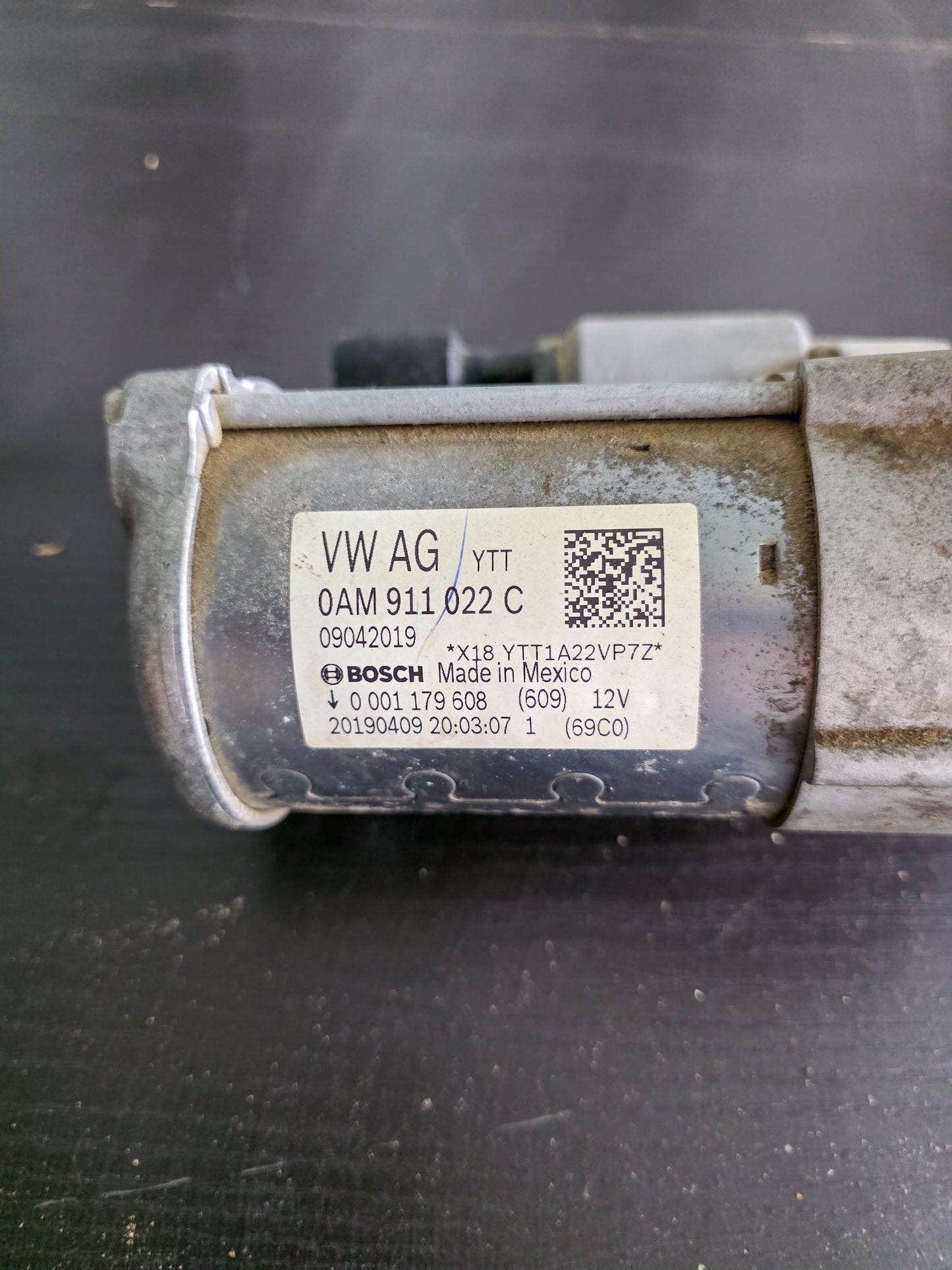 2019 Volkswagen Jetta Starter 0AM911022C