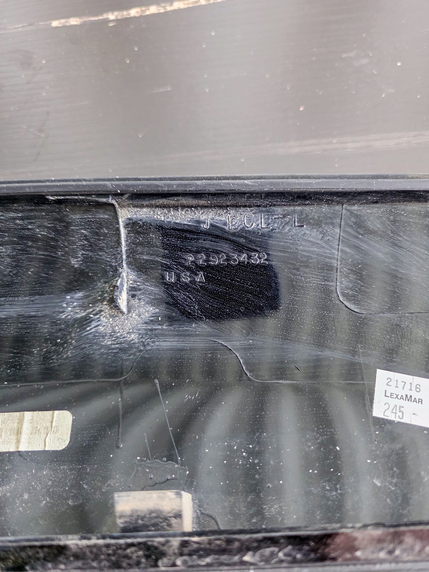 2010-2017 Gmc Terrain Passenger Side Liftgate Side Applique Denali 22923432, 20888047, 22822681