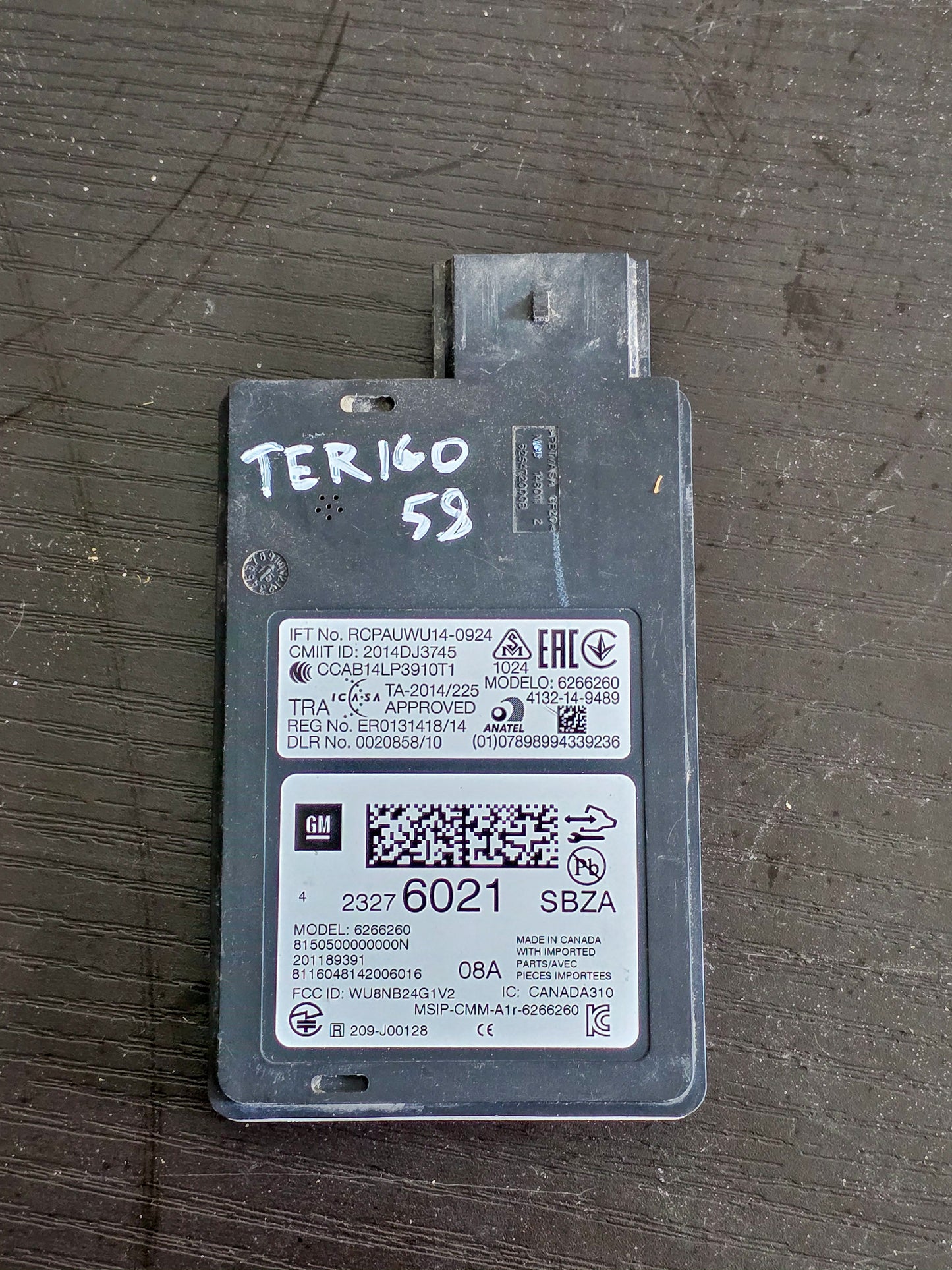 2016-2017 Gmc Terrain Rear Right and Left Blind Spot Radar Sensor Denali 23276021