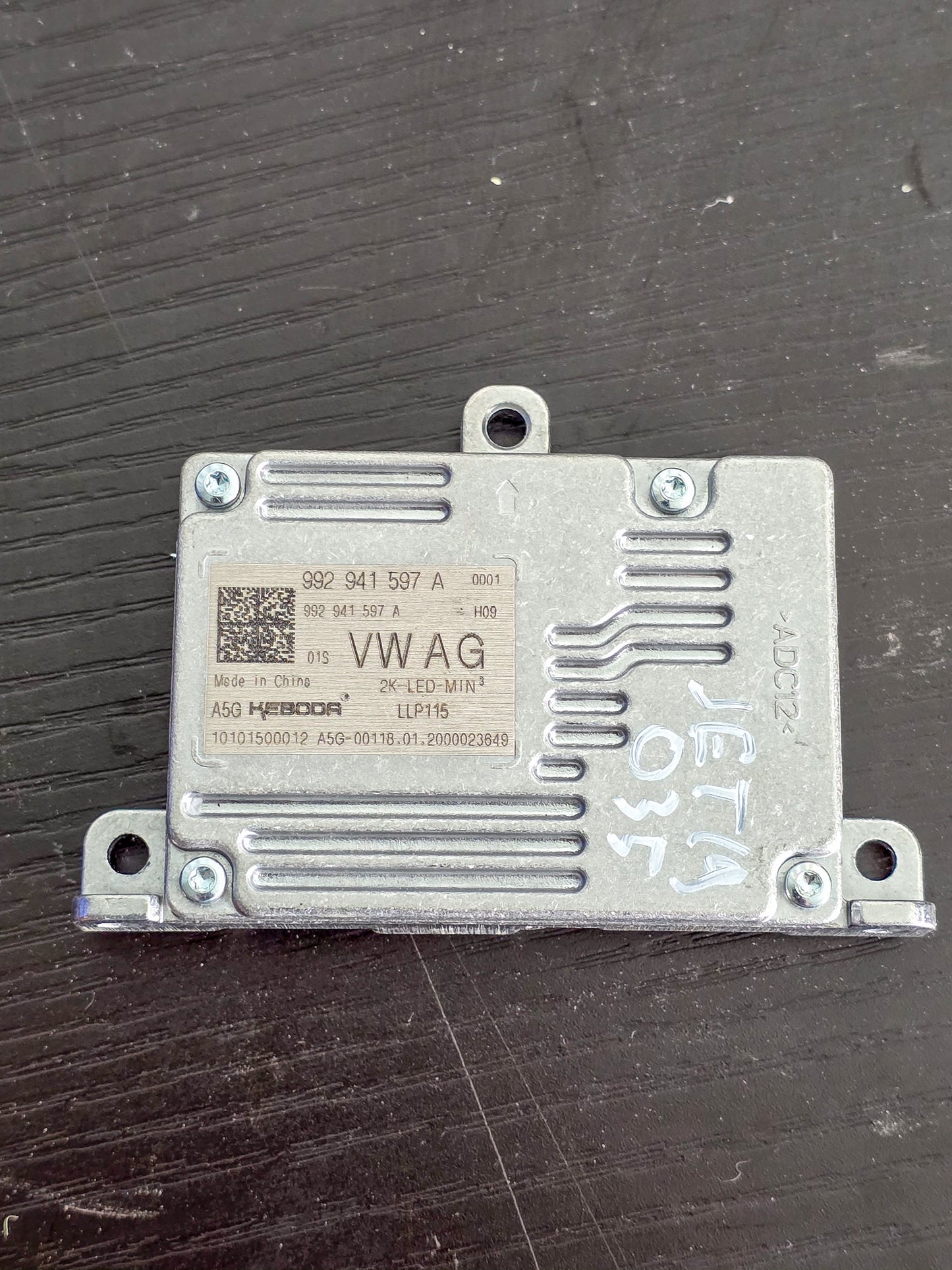 2019-2021 Volkswagen Jetta Headlight Control Unit  992 941 597 A