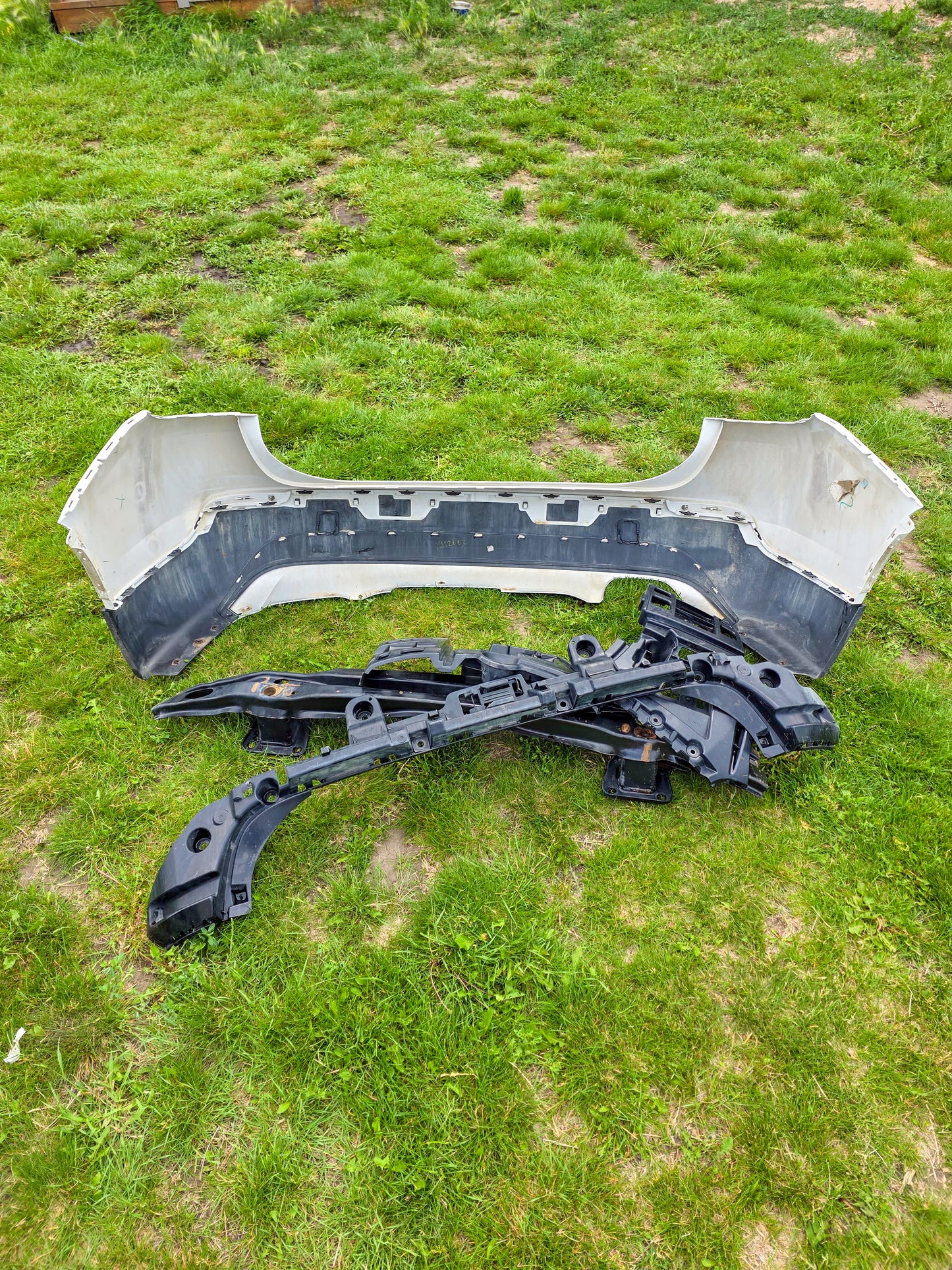 2012-2015 BMW X1 Rear Bumper Cover White 51127345036