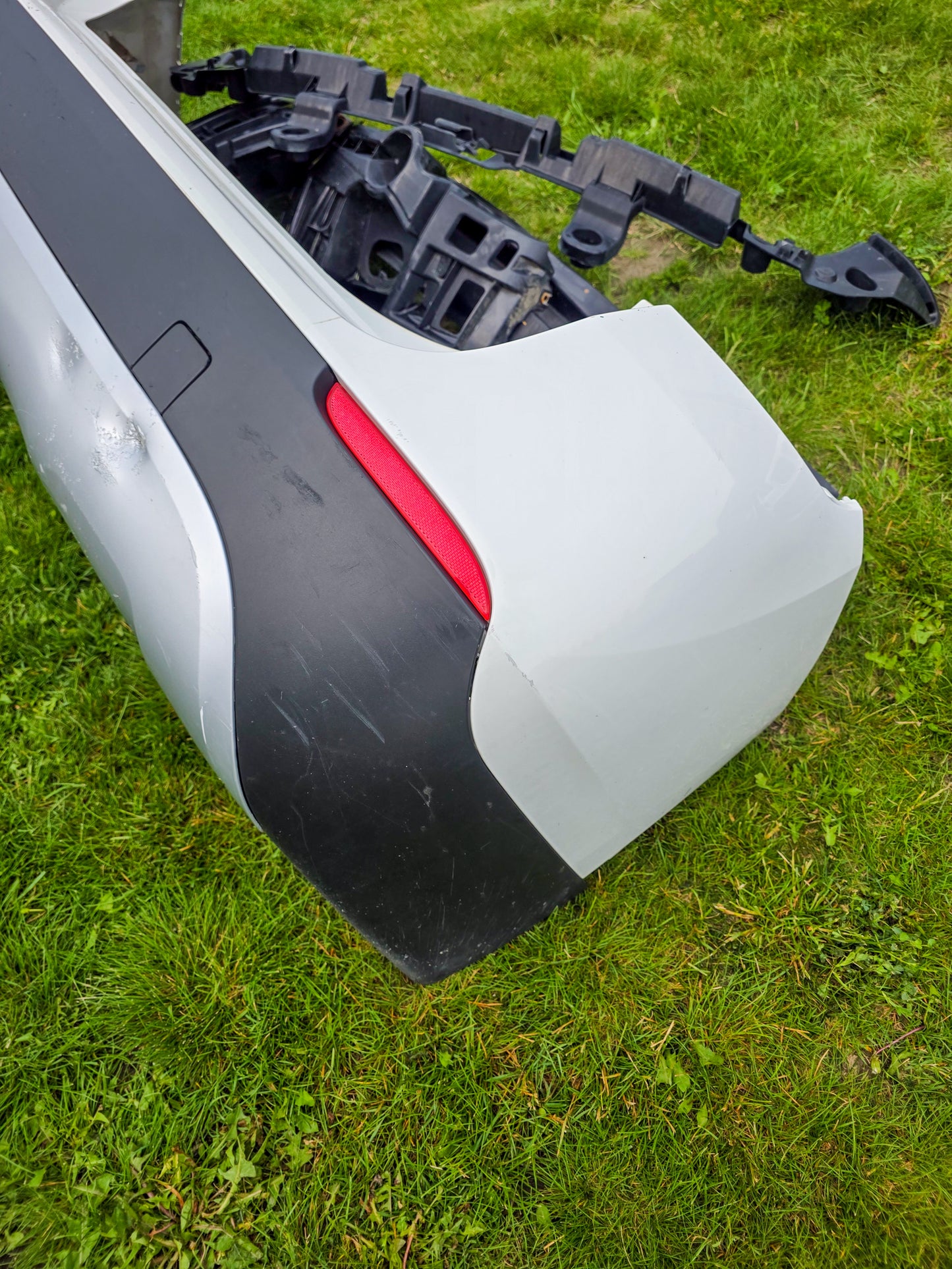 2012-2015 BMW X1 Rear Bumper Cover White 51127345036