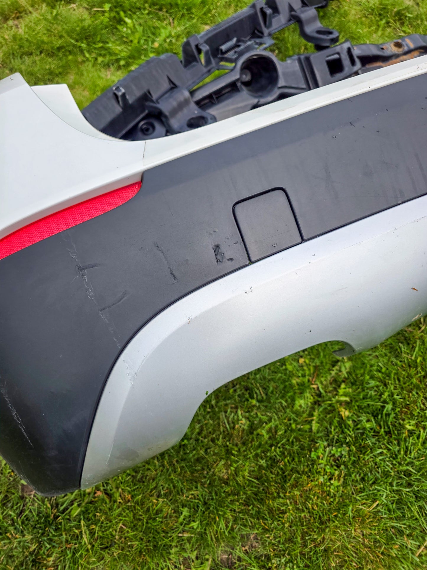 2012-2015 BMW X1 Rear Bumper Cover White 51127345036