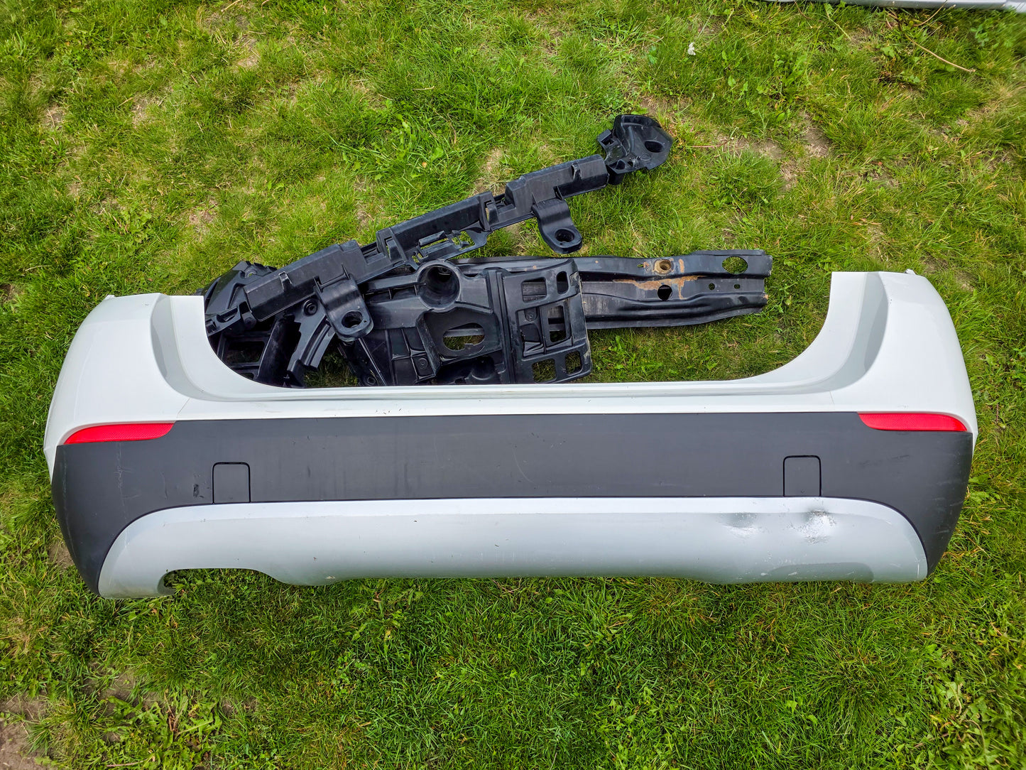 2012-2015 BMW X1 Rear Bumper Cover White 51127345036