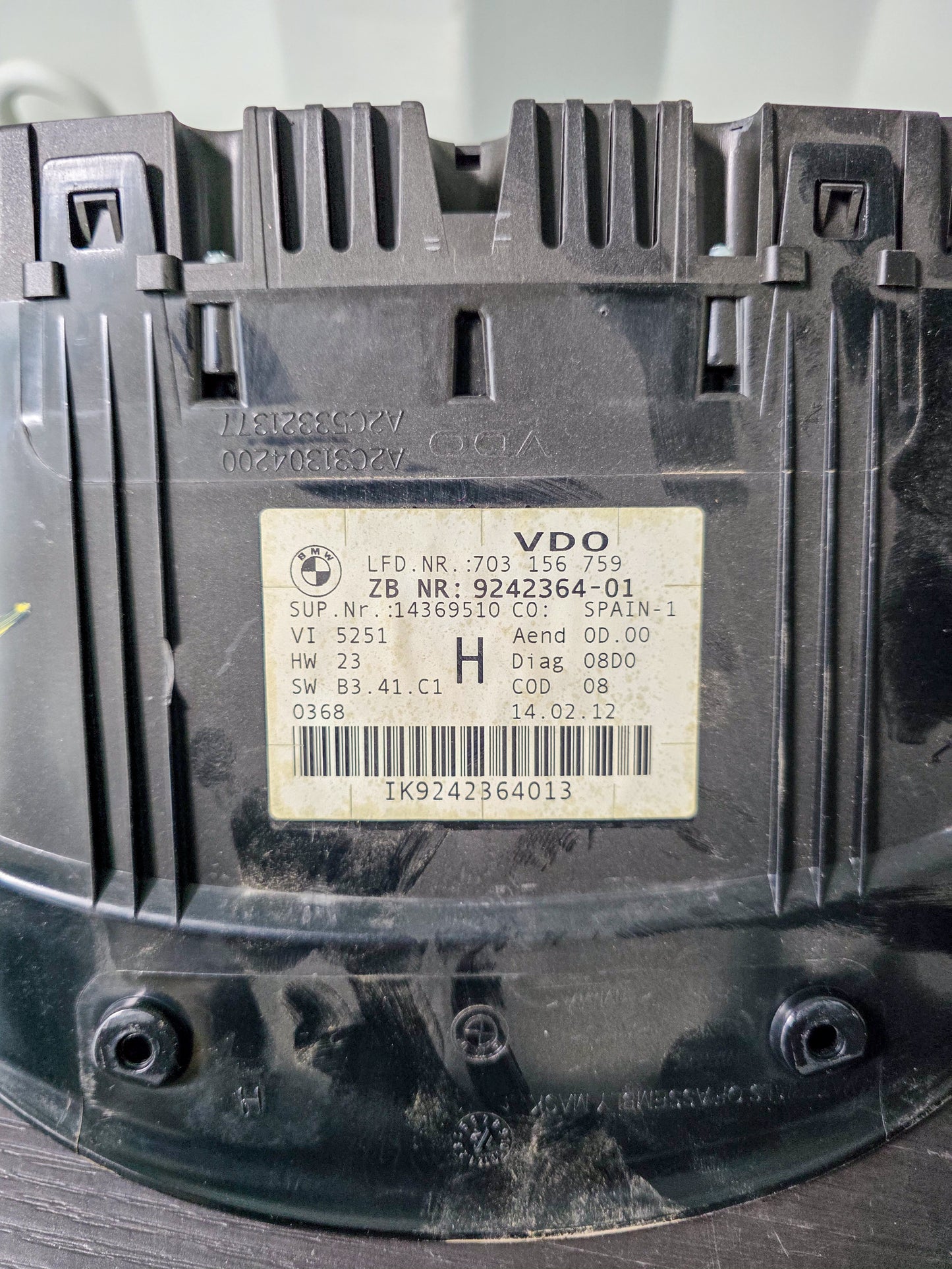 2012-2015 BMW X1 Instrument Cluster Tacho Speedo Meter Clock 14369510