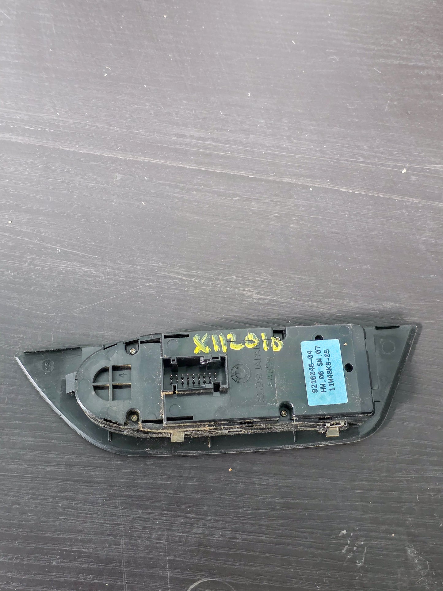 2012-2015 BMW X1 Front Window Control Panel 921604604