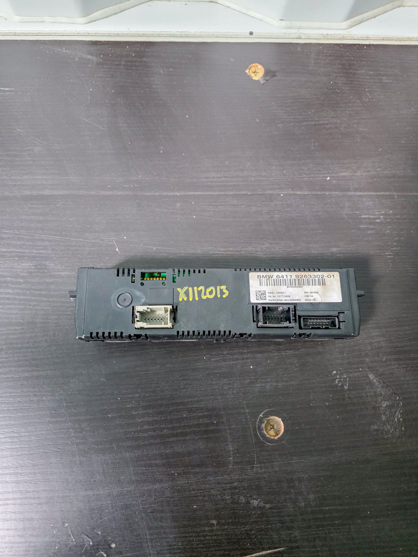 2012 BMW X1 Climate Control Temperature Unit Panel 6411926330201