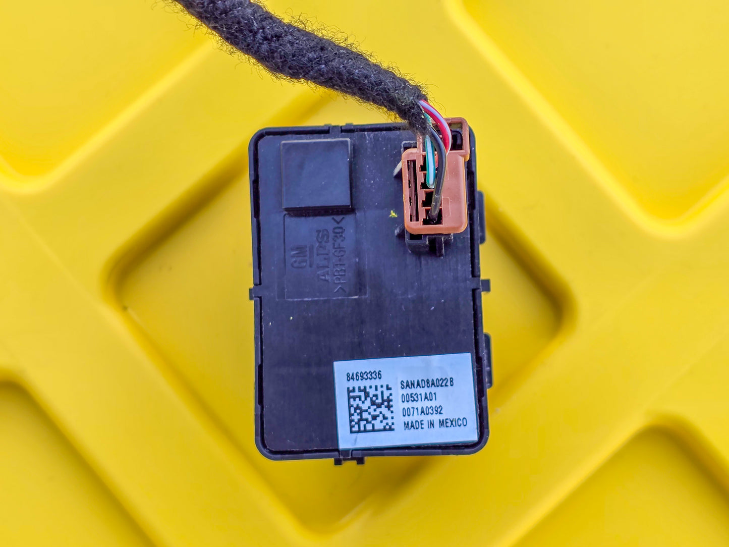 2018-2024 GMC Terrain Heated Seat Switch. Rear components. Right 84693336, 86533382, 23319461