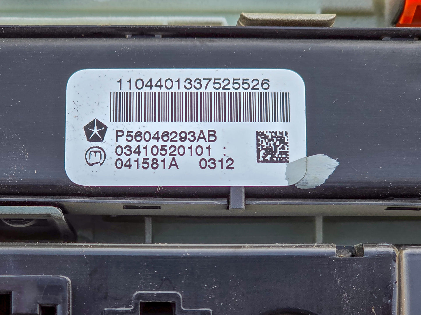 2011-2013 Jeep Grand Cherokee OEM Temp AC Heat Climate Control 68111110AQ, 55111924AH, 56046293AB