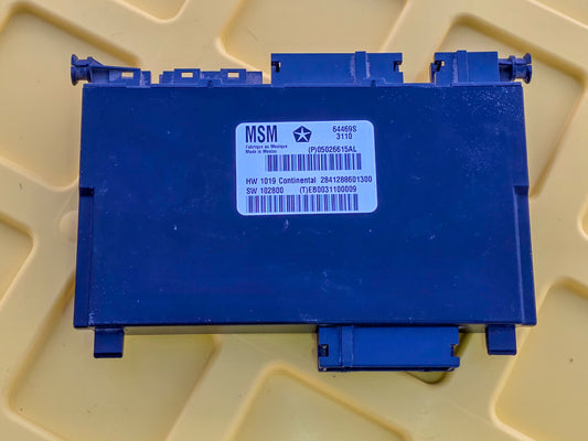 2011-2017 Jeep Grand Cherokee Seat Memory Heat Module 05026615AL