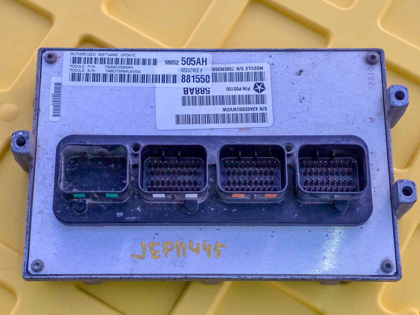 2011 Jeep Grand Cherokee Engine Computer Programmed 68052505AH 3.6L