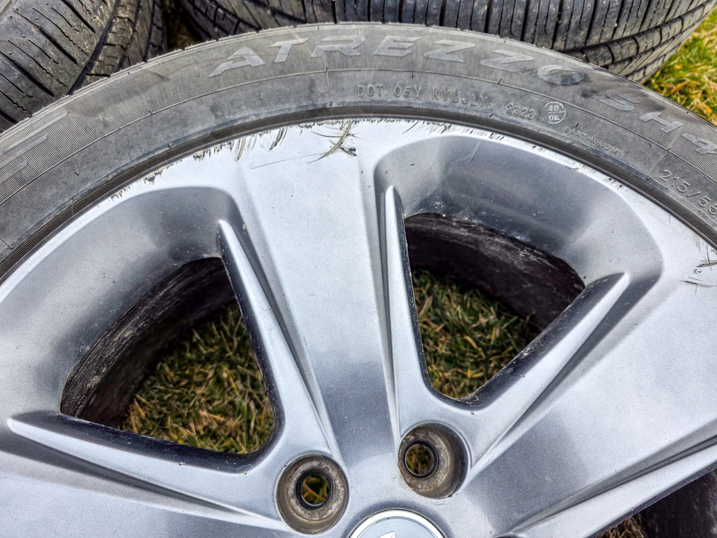 2014  Buick Encore  Rim 18x7 (aluminum), 5 spoke, single (opt RV6), with tire 215/55 R18