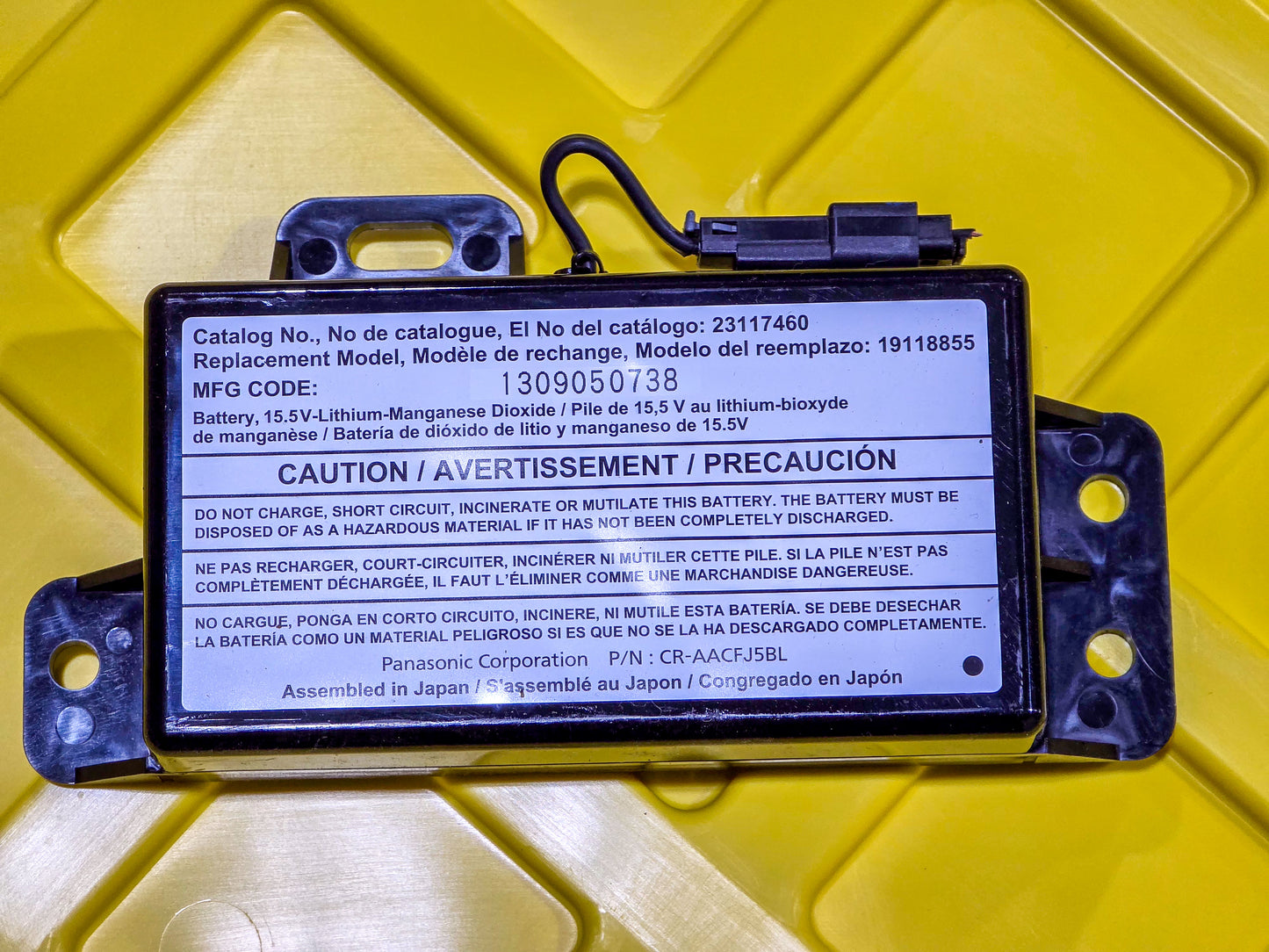 2012-2019 Buick Encore Communication Onstar Back Up Battery Module OEM 23117460