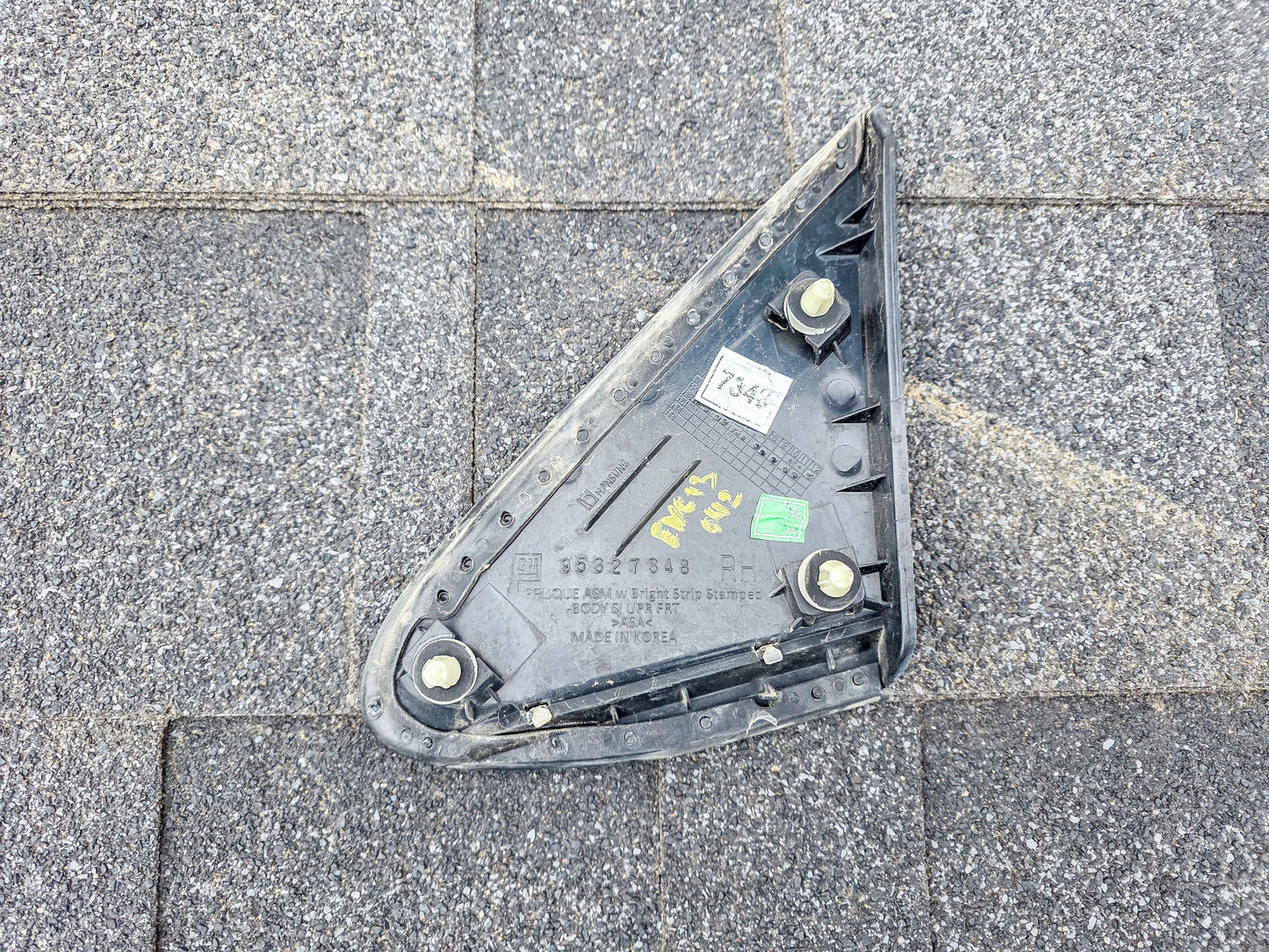 2013-2017 Buick Encore Passenger Side Wing Mirror Trim 95327348