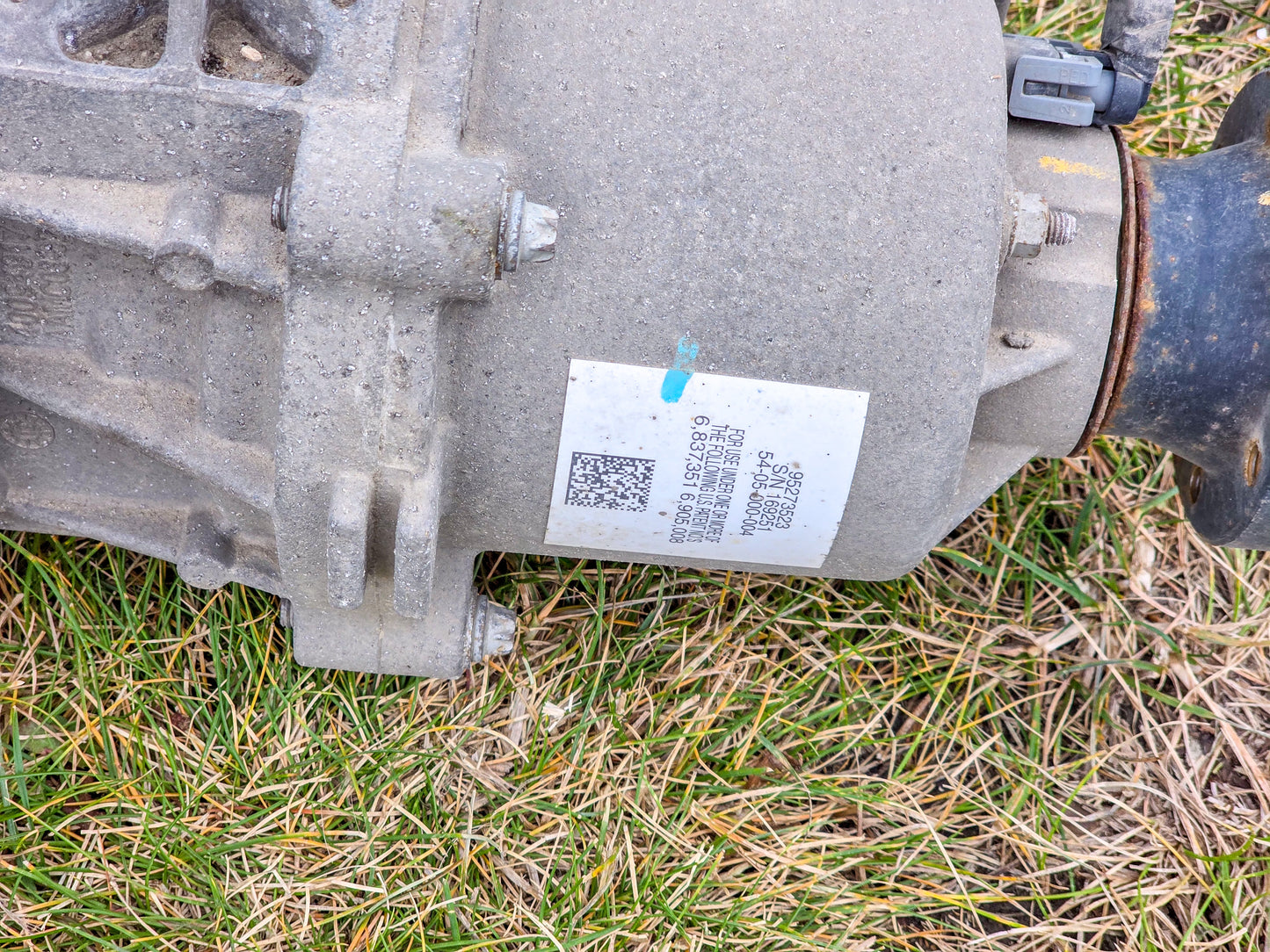 2013-2017 Buick Encore Rear Axle Differential Carrier Assembly OEM 95273523, 95273518