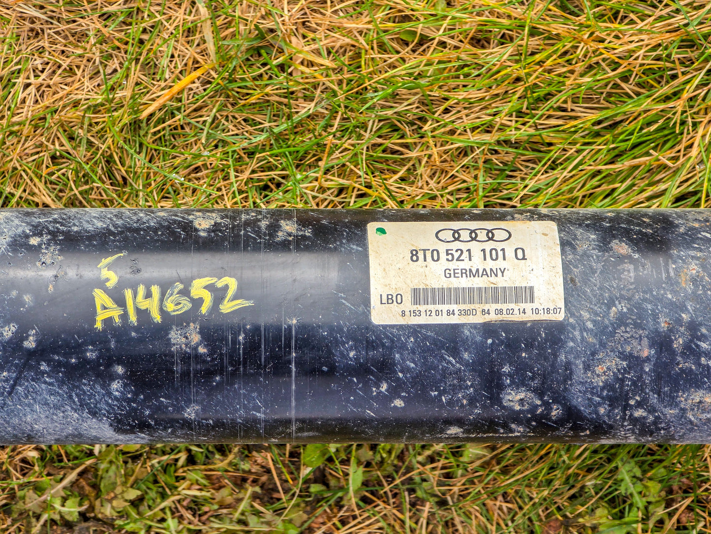 2011-2014 Audi A5 Rear Propeller Shaft Driveshaft 8T0521101Q