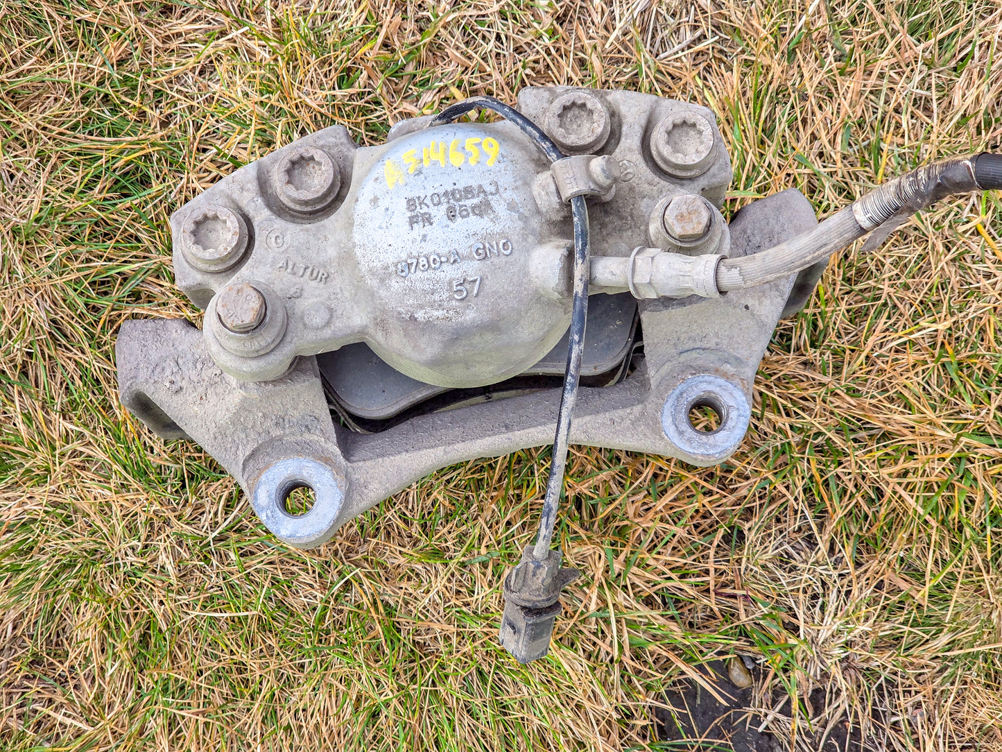 2009-2016 Audi A5 Driver Left Front Brake Caliper Assembly OEM 8K0105AJ