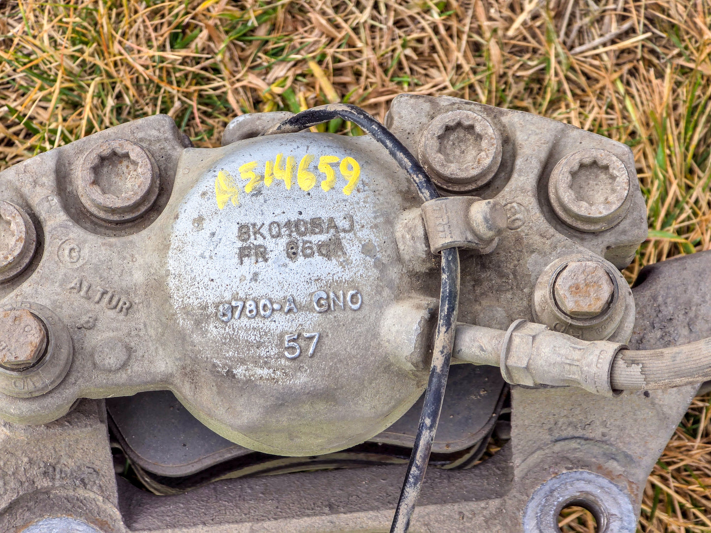 2009-2016 Audi A5 Driver Left Front Brake Caliper Assembly OEM 8K0105AJ