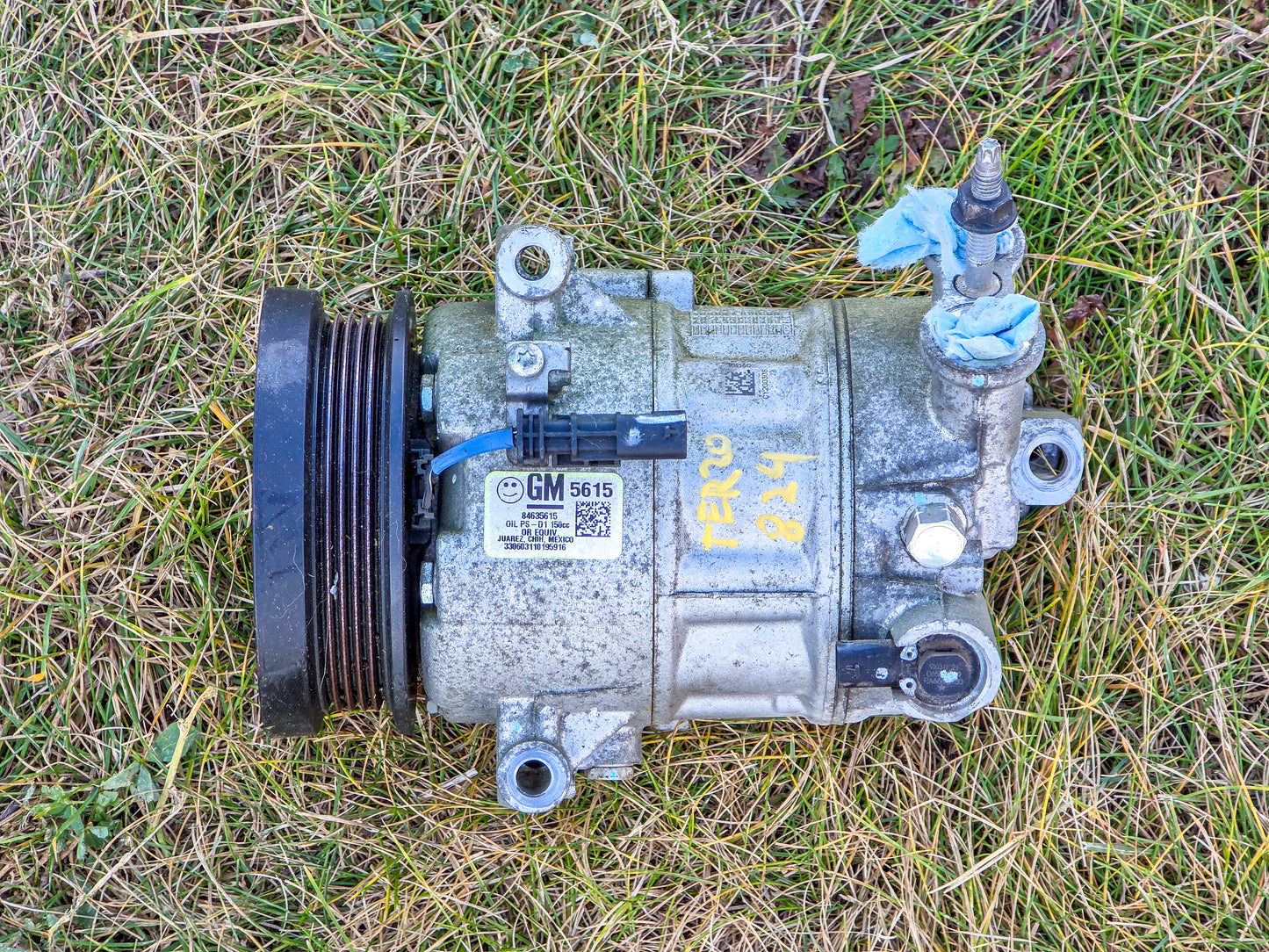 2018-2023 GMC Terrain Air Conditioning Ac Compressor & Clutch OEM 84635615