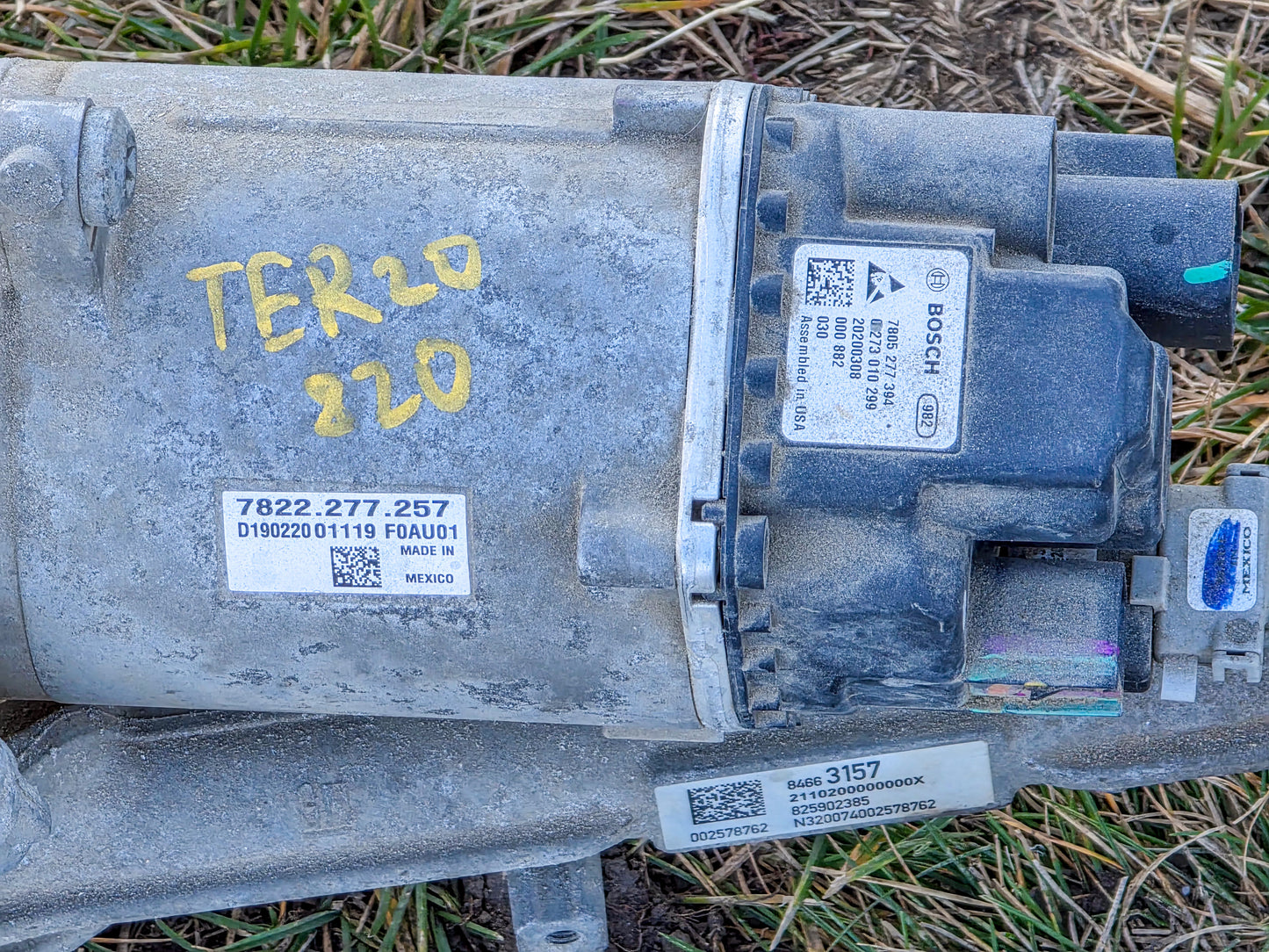 2018-2021 GMC Terrain Awd Power Steering Gear Rack & Pinion Motor 84663157 OEM