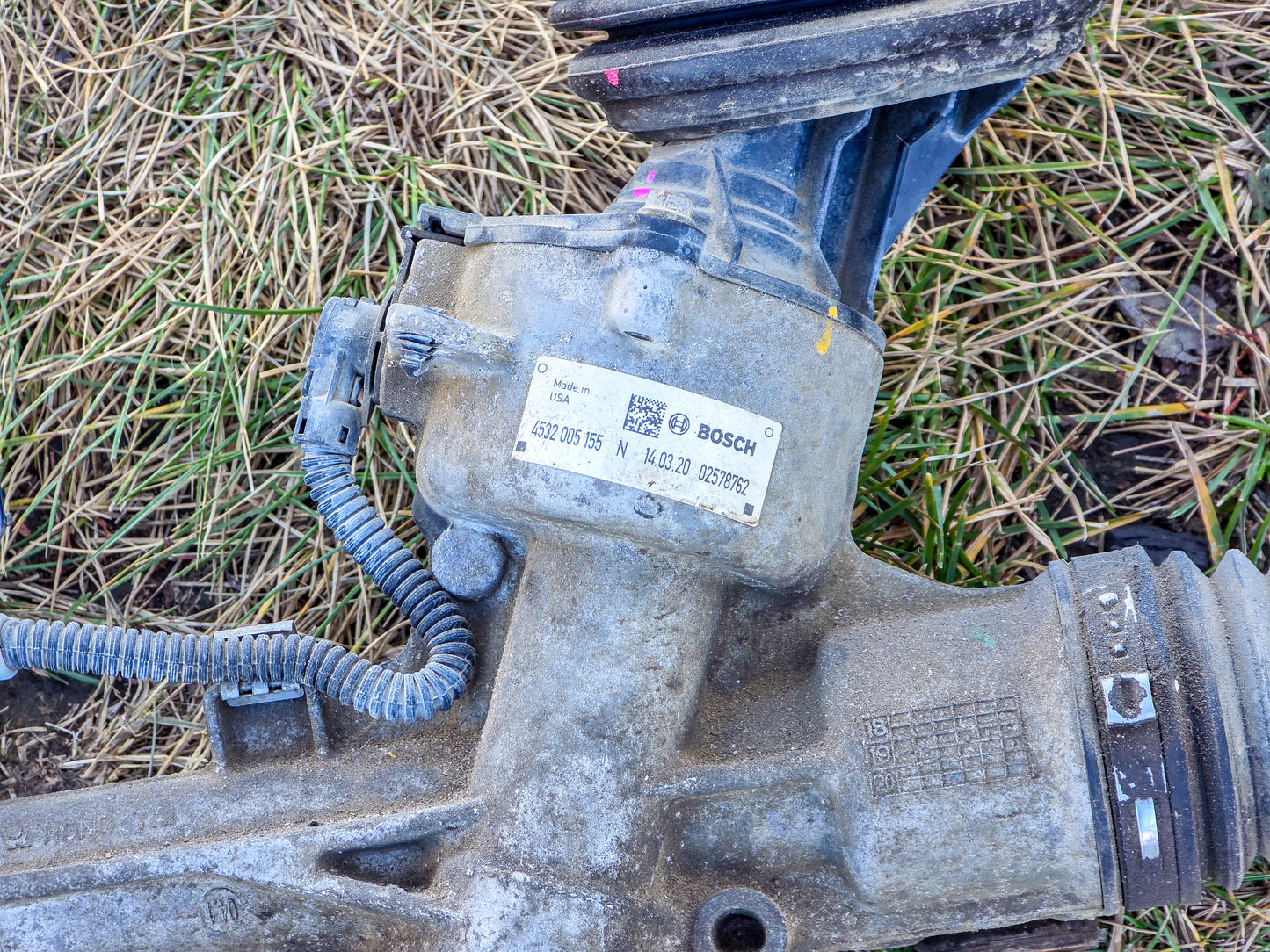 2018-2021 GMC Terrain Awd Power Steering Gear Rack & Pinion Motor 84663157 OEM