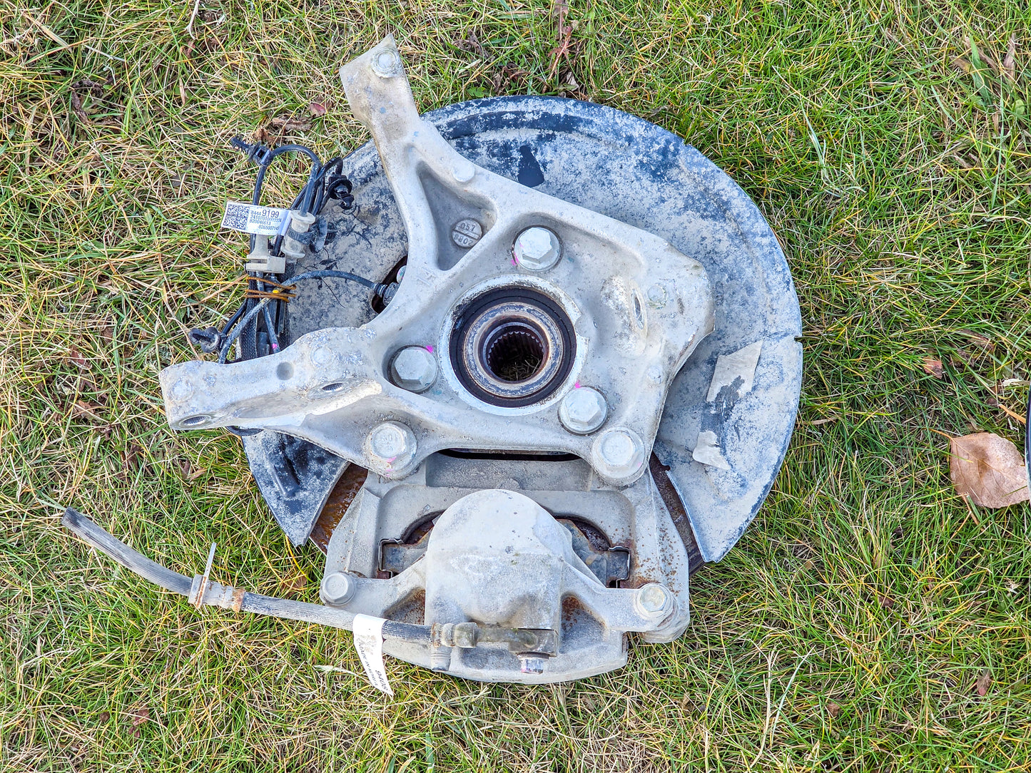 2018-2024 GMC Terrain Right Passenger Side Front Brake Caliper Assembly and Disc Brake OEM 84311327, 13588988, 84449199