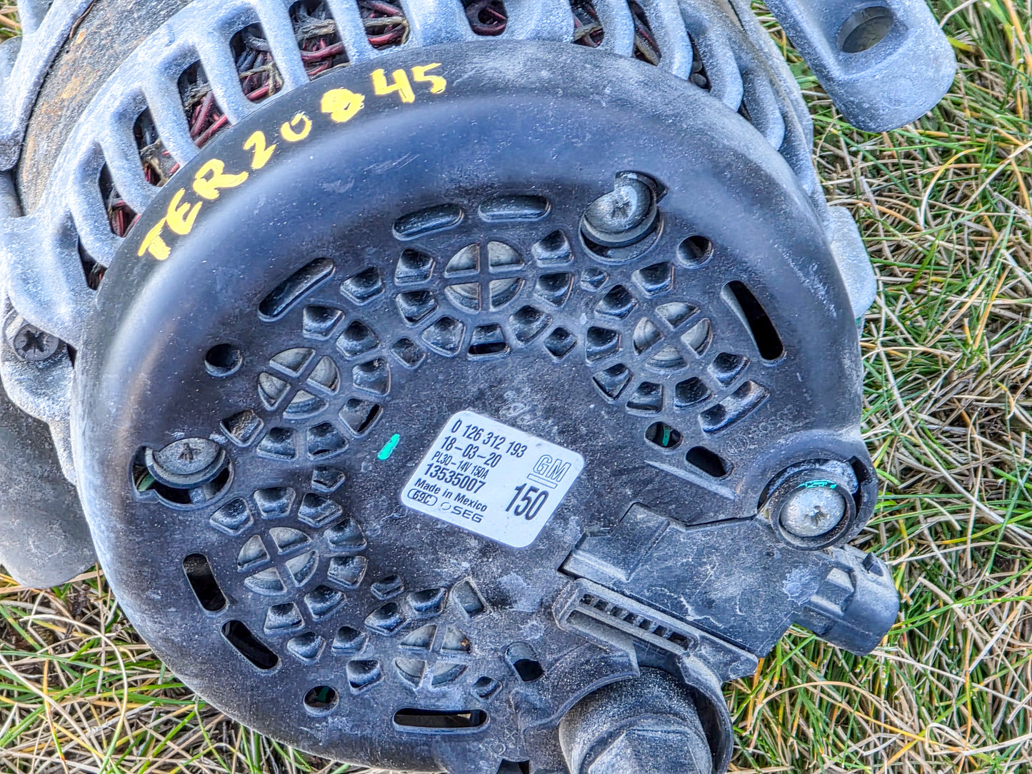 2018-2020 GMC Terrain Alternator GM 13535007