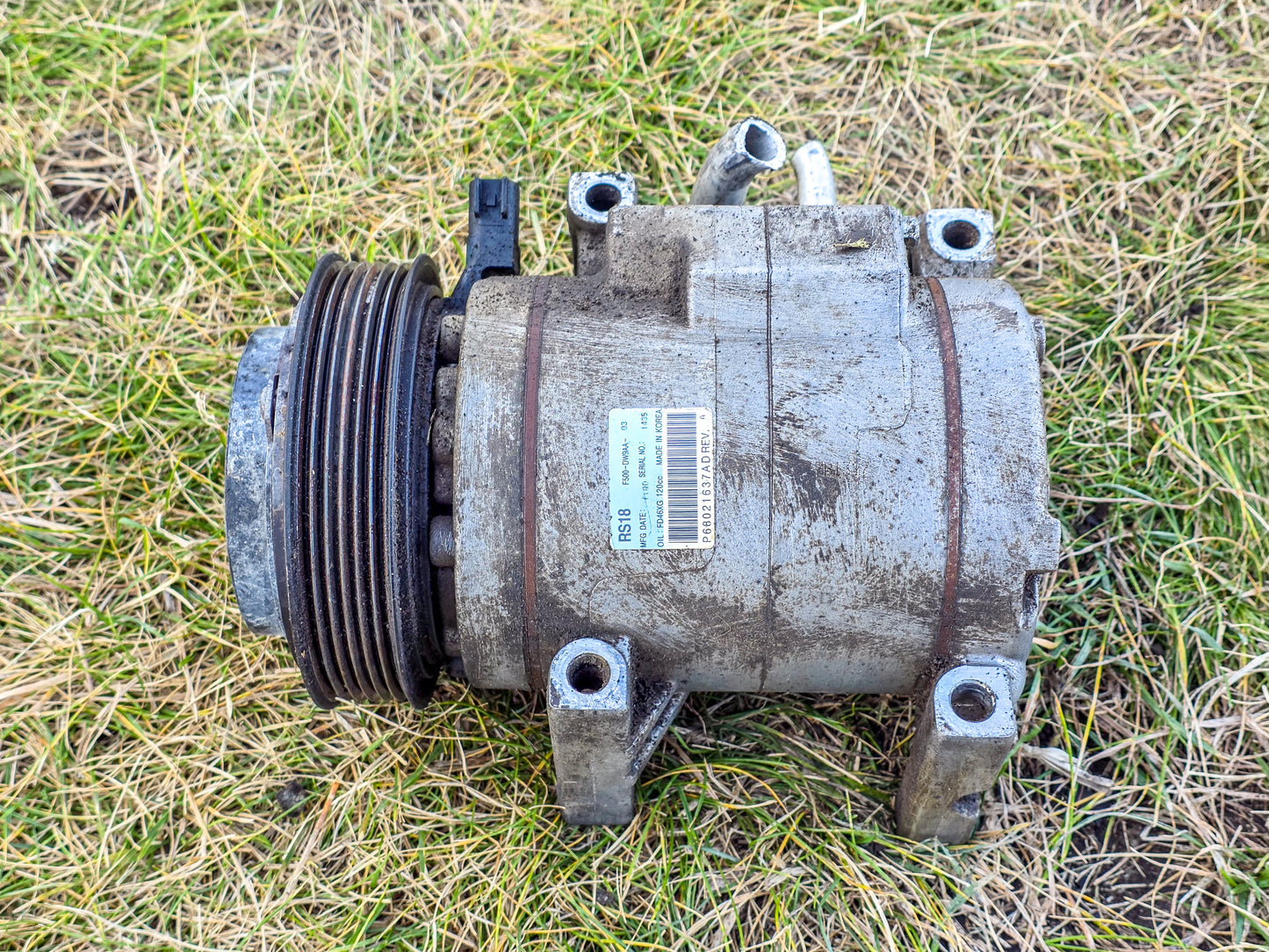 2011-2015 Jeep Grand Cherokee Air Conditioner AC Compressor OEM 68021637AD