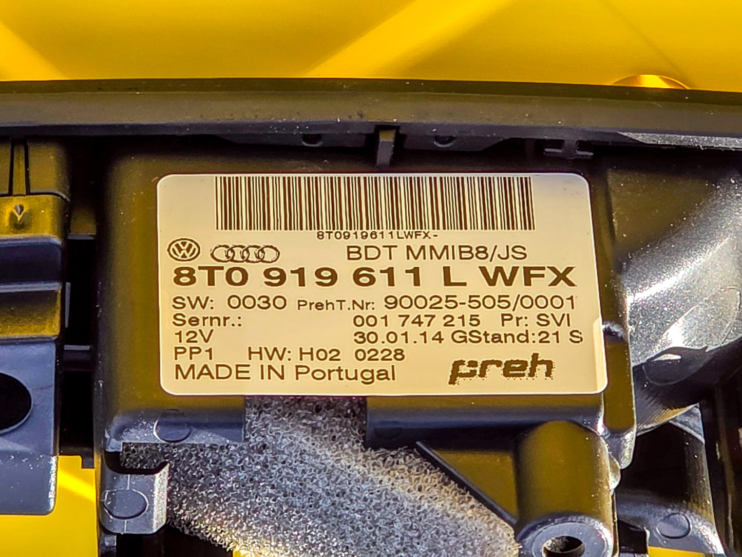 2013-2017 Audi A5 Center Console Gear Shifter Trim 8T0 919 611 L OEM