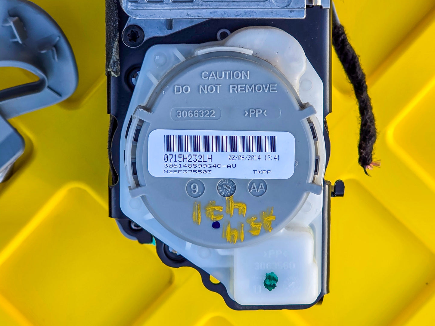 2008-2017 Audi A5 Coupe Right Front Passenger Side Seat Belt Retractor 8T1 857 706 H