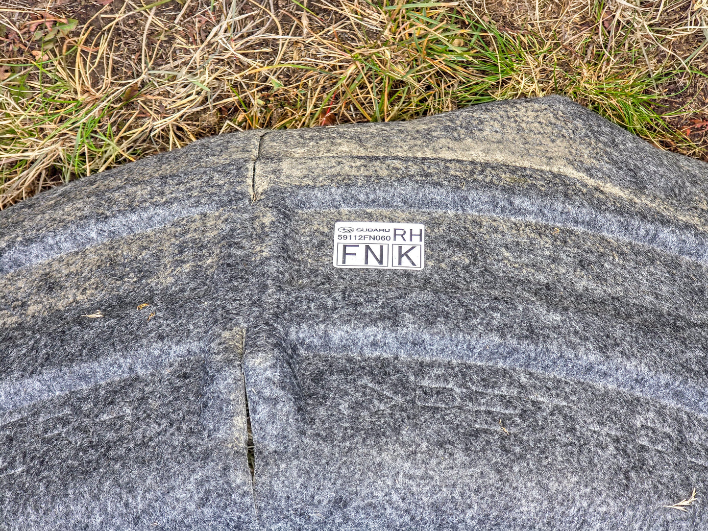 2024-2025 Subaru Fender Liner Rear Right Passenger Side 59112FN060