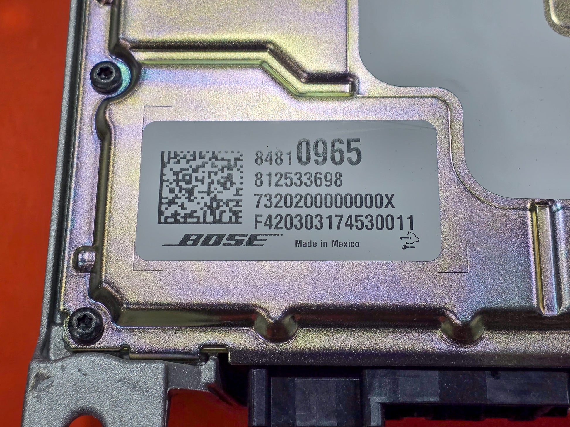 2019-2025 GMC Acadia Audio Equipment Radio Amplifier 84810965, 86786705, 84489409, 84503661, 84674475, 86547178 - view 2