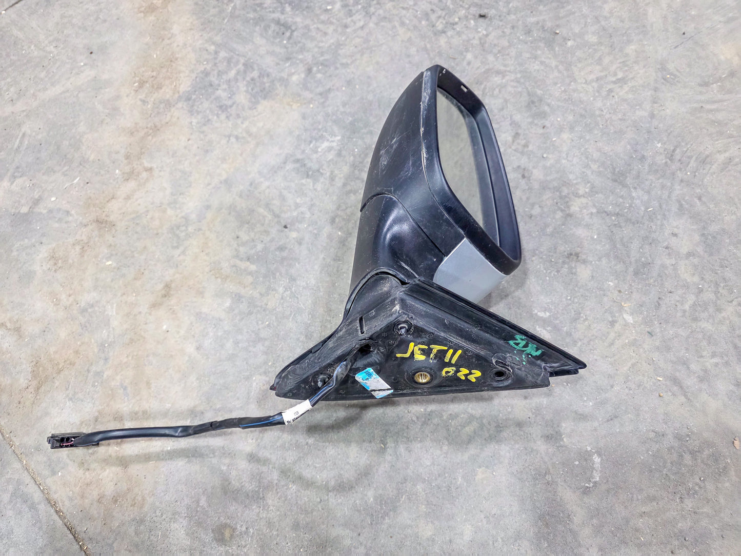 2011-2014 Volkswagen Jetta Front Driver Left Side Exterior Rear View Mirror 5C6857522, 5C68575389B9, 5C7857508J9B9, 5C6949101 - view 2