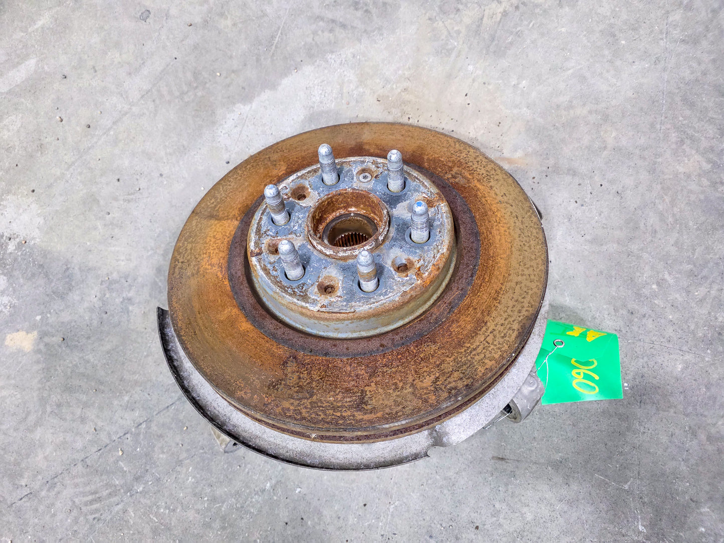 2017-2022 GMC Acadia Front Right Side Spindle Knuckle Wheel Hub and Disc Brake OEM 23334435 - view 3