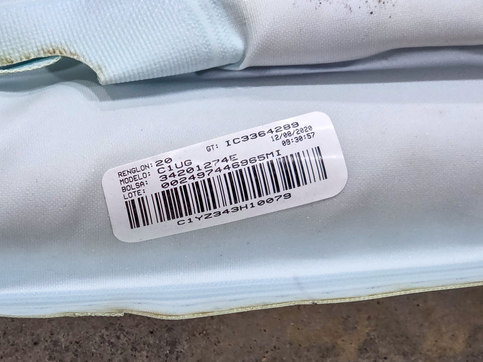 2020-2023 GMC Acadia Air Bag Passenger, Roof - view 4